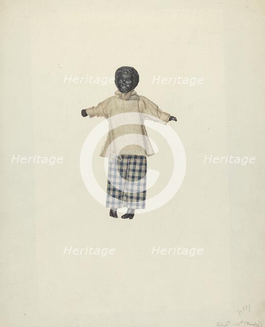 China Headed Negro Doll, 1935/1942. Creator: Henry Murphy.