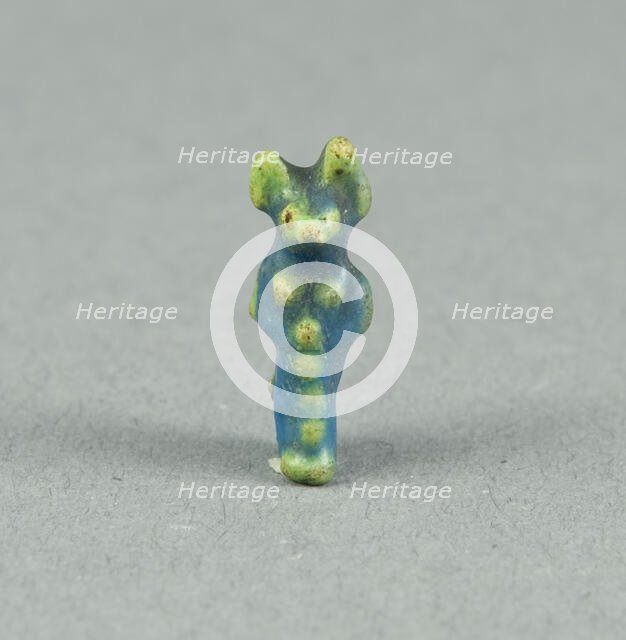 Amulet of the Mummiform God Anubis, Egypt, Late Period (664-332 BCE). Creator: Unknown.