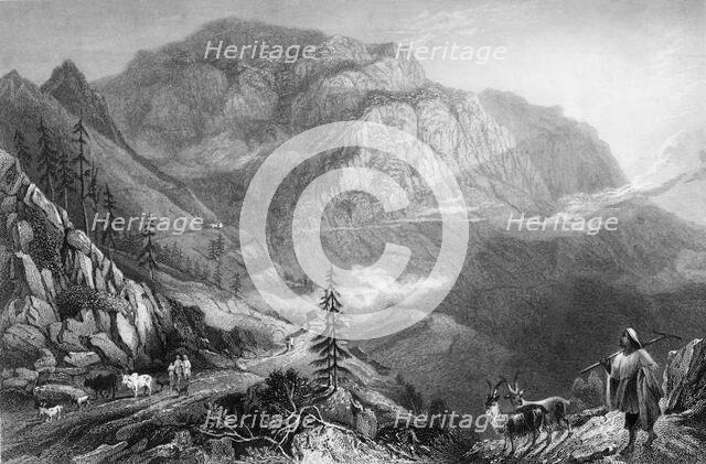 'Mohuna, near Deobun', 1845. Creator: Unknown.