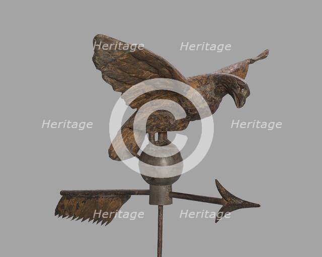 Eagle Weather Vane and Standard, 1800/1900. Creator: Unknown.