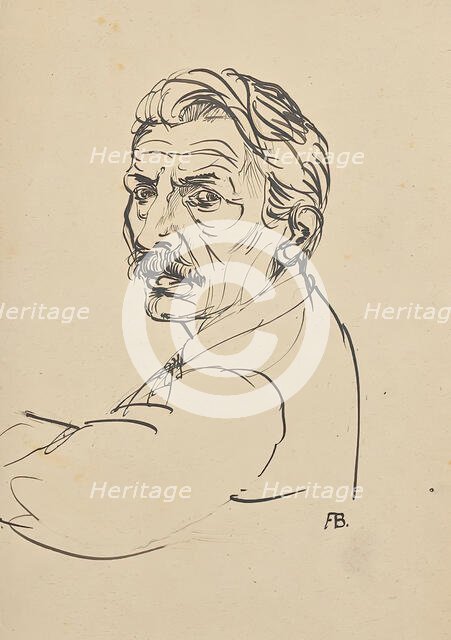 Self-portrait, 1927. Creator: Franz Barwig the Elder.