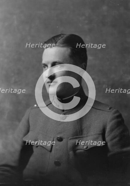 Lieutenant McCook, portrait photograph, 1918 Mar. 2. Creator: Arnold Genthe.