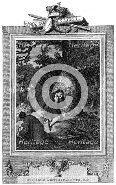 Charles II, King of Great Britain and Ireland 1660-1685, c1824. Artist: Unknown