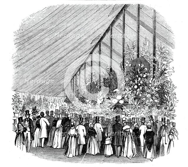 Principal Tent, Royal Botanic Society's Fete, 1844. Creator: Unknown.