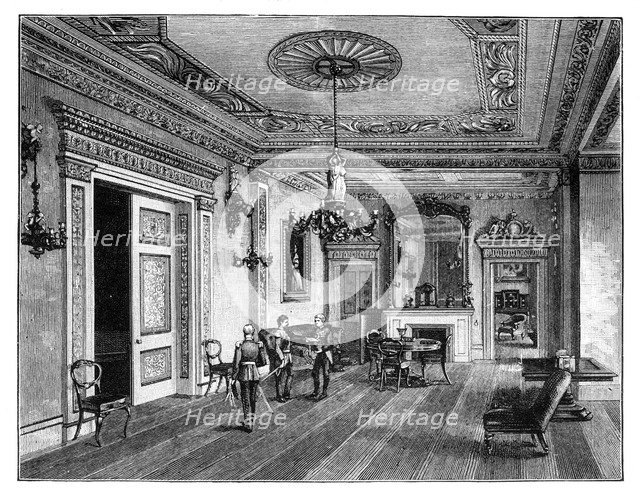 Council Chamber, Osborne House. Artist: Unknown