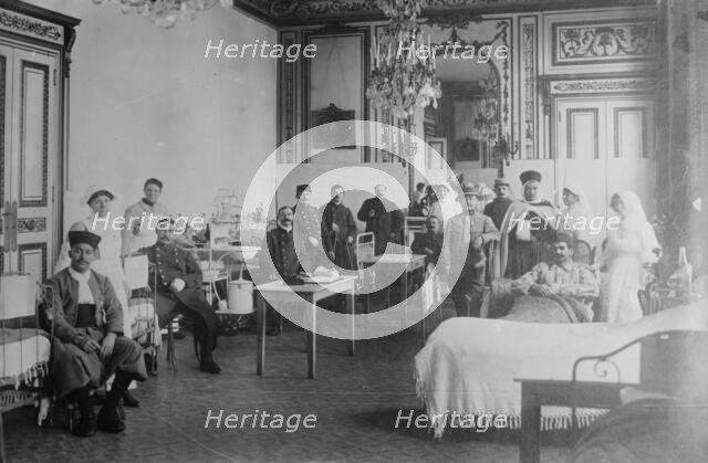 Hospital of Baroness D'Ephresee, Paris, between c1914 and c1915. Creator: Bain News Service.