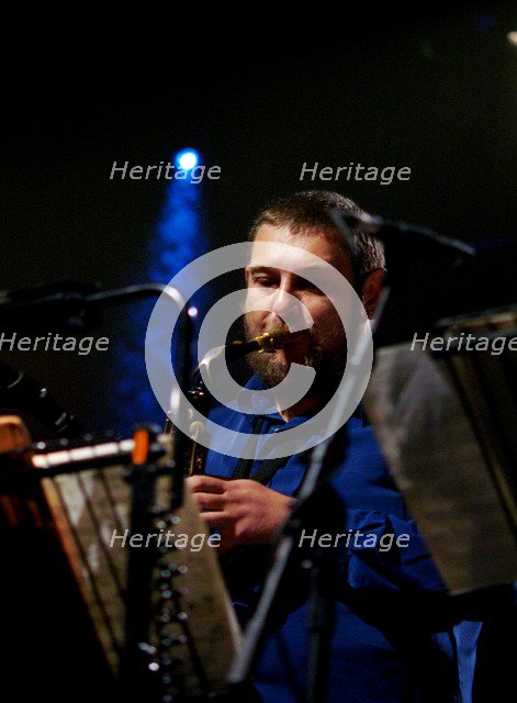 Nigel Hitchcock , Brecon, Powys, Wales, August 2006.  Artist: Brian O'Connor.