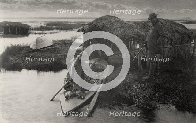 The Fowler's Return, 1886. Creator: Peter Henry Emerson.