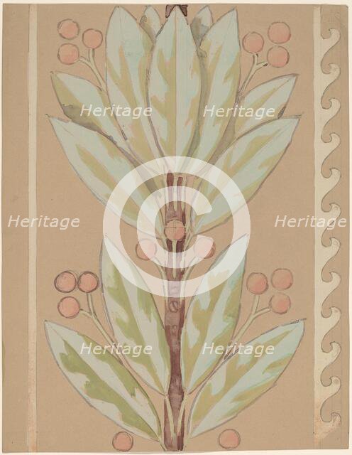 Study for a Border Design, 1890/1897. Creator: Charles Sprague Pearce.