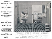 'Peerless Built-In Kitchen Cabinets', 1935. Artist: Unknown.