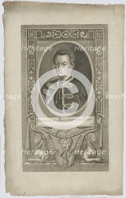 False Dmitry I, ca 1723-1724. Creator: Anonymous.