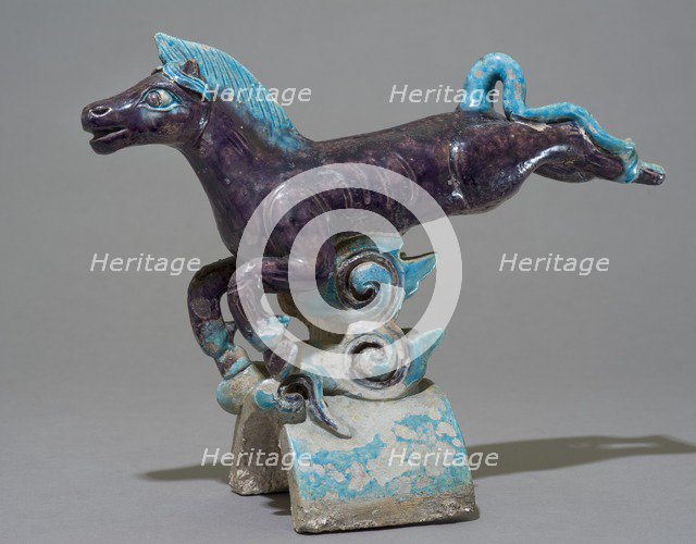 Roof tile in the form of a horse, 17th century. Artist: Unknown.