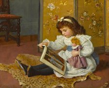 Story Time. Artist: Haigh-Wood, Charles (1856-1927)