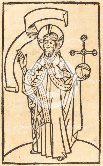Christ as Salvator Mundi, c. 1475. Creator: Unknown.