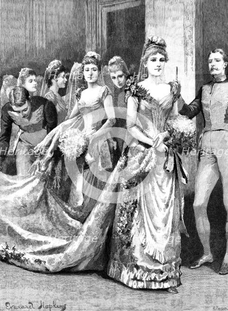 At the Queen’s Drawingroom, 1890. Creator: R. Taylor.