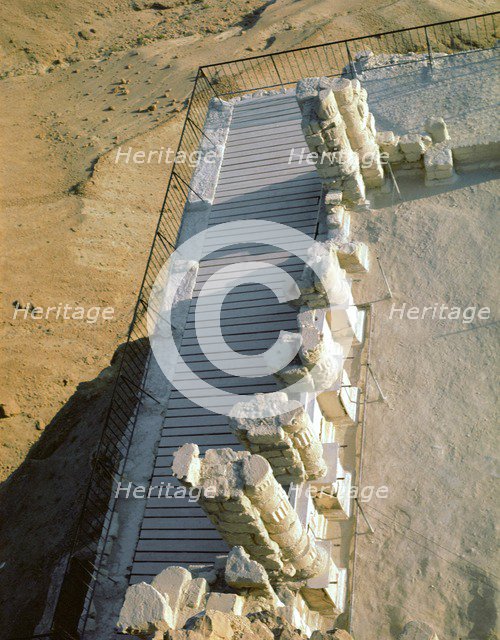 Herod's Palace at Masada, 1st century. Artist: Unknown