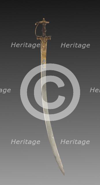 Tulwar Sword, 1700s. Creator: Unknown.
