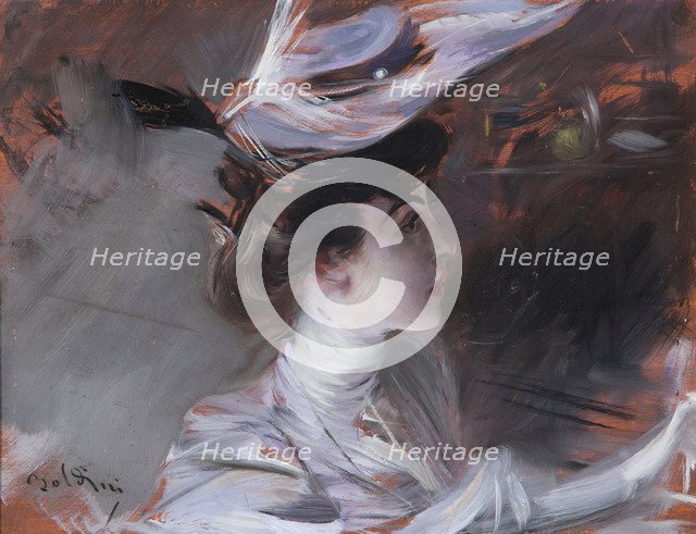 Portrait of the opera singer Lina Cavalieri (1874-1944).