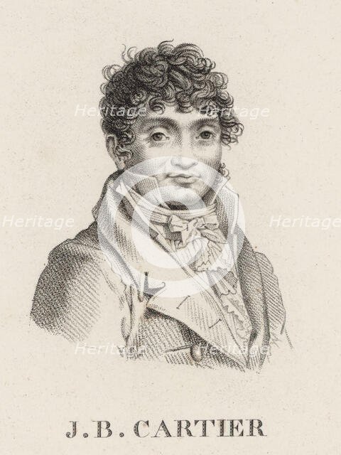 Portrait of the violinist and composer Jean-Baptiste Cartier (1765-1841), 1810. Creator: Debret, Jean-Baptiste (1768-1848).