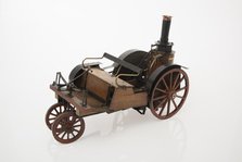 1868 Knight Steam carriage scale model. Creator: Unknown.