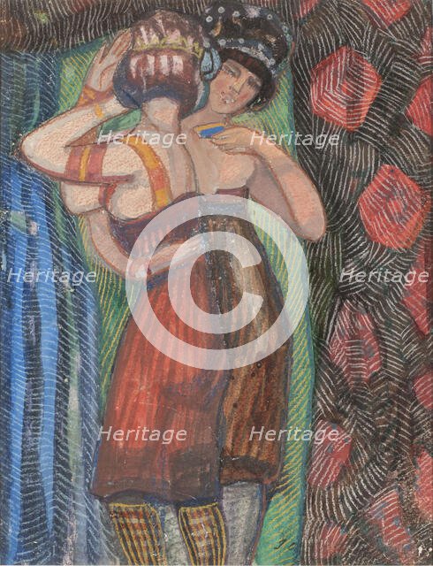 Two women. Creator: Sudeykin, Sergei Yurievich (1882-1946).