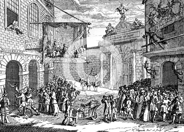 'Masquerades and operas', 1724.Artist: William Hogarth