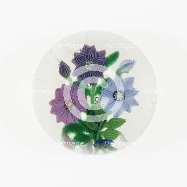 Paperweight, Clichy, 19th century. Creator: Clichy Glassworks.