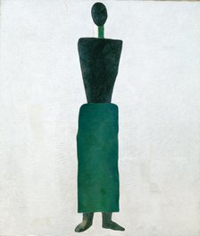 Female figure, 1928-1929. Creator: Malevich, Kasimir Severinovich (1878-1935).