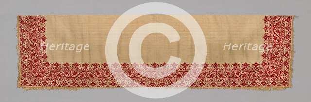 Valance (For a Bed), Cyprus, 18th century. Creator: Unknown.