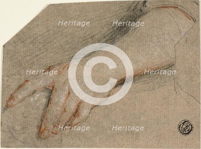 Hand Pointing and Forearm, n.d. Creator: Antoine Coypel.