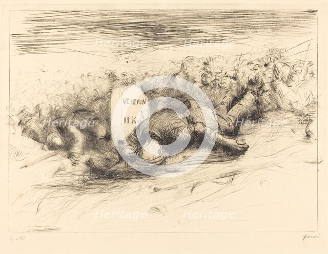 The End - Verdun, c. 1916. Creator: Jean Louis Forain.