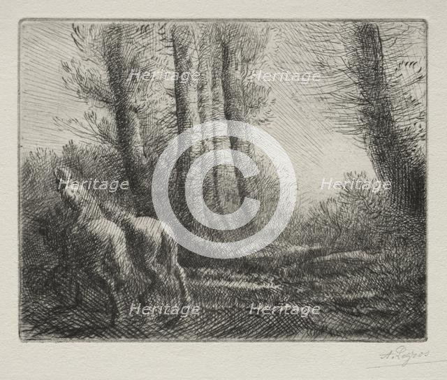 Returning from Tilling the Land. Creator: Alphonse Legros (French, 1837-1911).