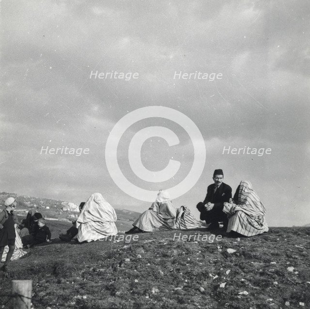 Muslim families, Sarajevo, Bosnia and Hercegovina, Yugoslavia, 1939. Artist: Unknown