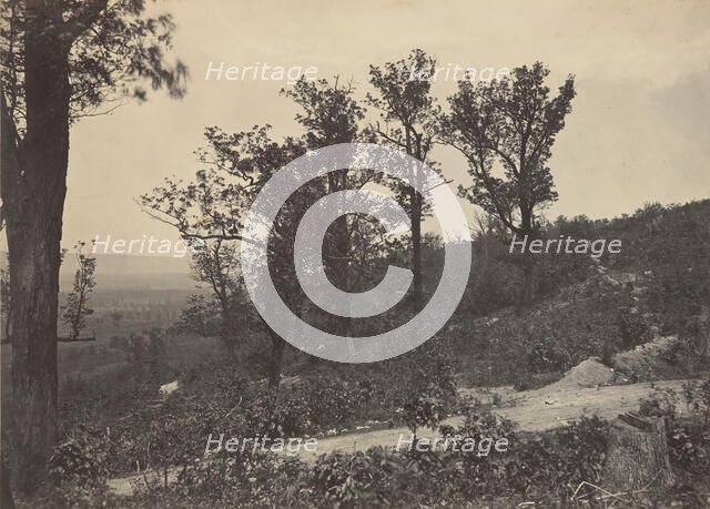 The Crest of Mission Ridge, 1860s. Creator: George N. Barnard.