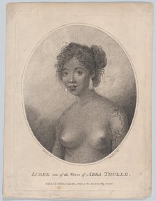 Ludee, One of the Wives of Abba Thulle, May 1, 1788. Creator: Henry Kingsbury.