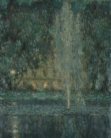 The fountain at night, 1937. Creator: Le Sidaner, Henri (1862-1939).