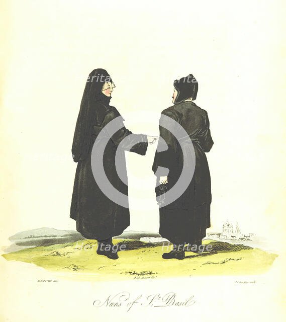 Nuns of St. Basil, 1813.  Creator: Joseph Constantine Stadler.