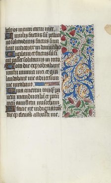 Book of Hours (Use of Rouen): fol. 88r, c. 1470. Creator: Master of the Geneva Latini (French, active Rouen, 1460-80).