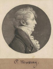 Philip Norborne Nicholas, c. 1808. Creator: Charles Balthazar Julien Févret de Saint-Mémin.