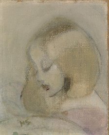 Annuli Reading, 1923. Creator: Helene Schjerfbeck.