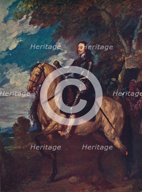 'Equestrian Portrait of Charles I', c1637, (c1915). Artist: Anthony van Dyck.
