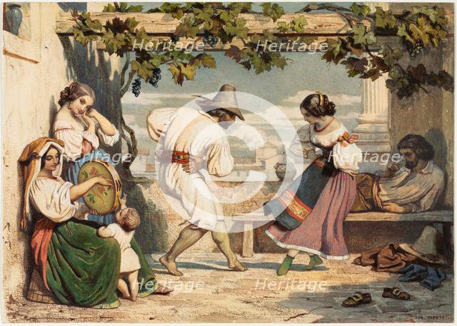 La Saltarelle, 1800s. Creator: Dominque Louis Papety (French, 1815-1849).