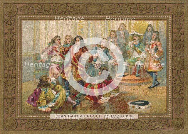 Jean Bart (1650-1702) at the Court of Louis XIV (1638-1715), c.1910s. Artist: Unknown