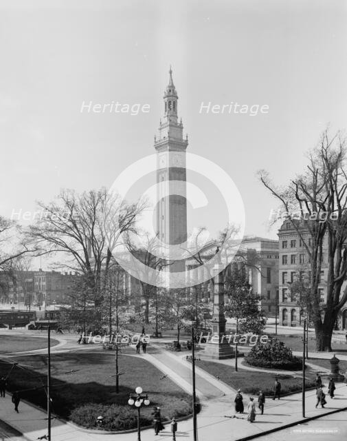 Court Square and Municipal Group, Springfield, Mass., c.between 1910 and 1920. Creator: Unknown.