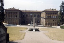 Pitti Palace and the Boboli Gardens in August, Florence, Italy, c20th century.  Artist: Unknown.