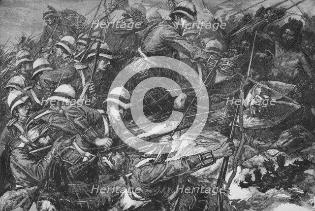 'The Battle of Tamai', c1885. Creator: W. I. Mosses.