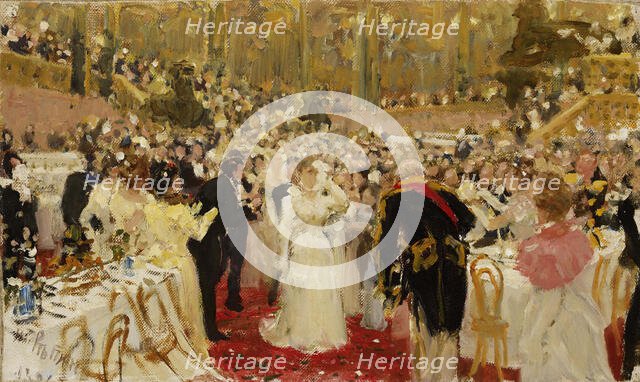 Party for the Aristocracy, 1894. Creator: Il'ya Repin.