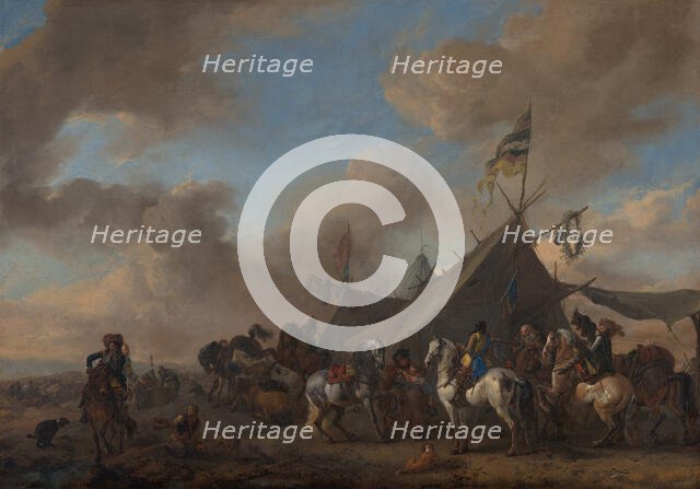 Army Camp. Creator: Philip Wouverman.