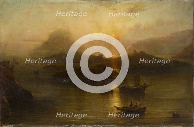 'Wicklow Head and Blackrock Castle', 1827-1883. Artist: Alfred Clint