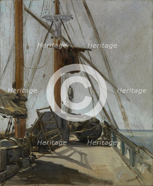 The ship's deck, ca 1860. Artist: Manet, Édouard (1832-1883)